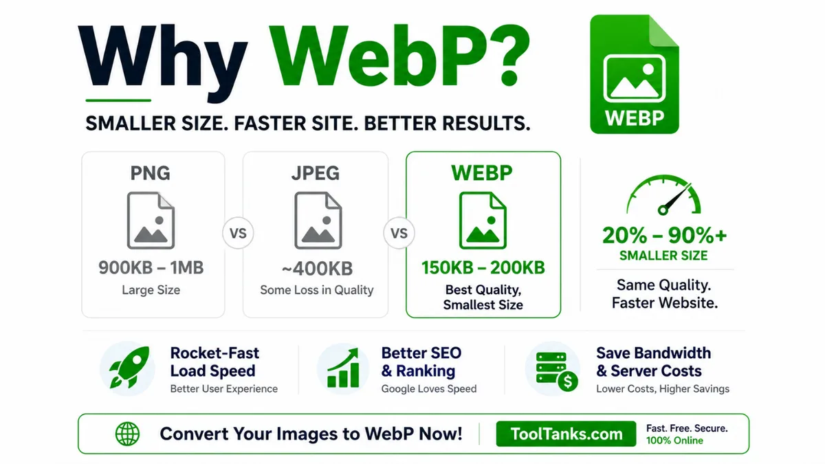 What is WebP format — ToolTanks guide